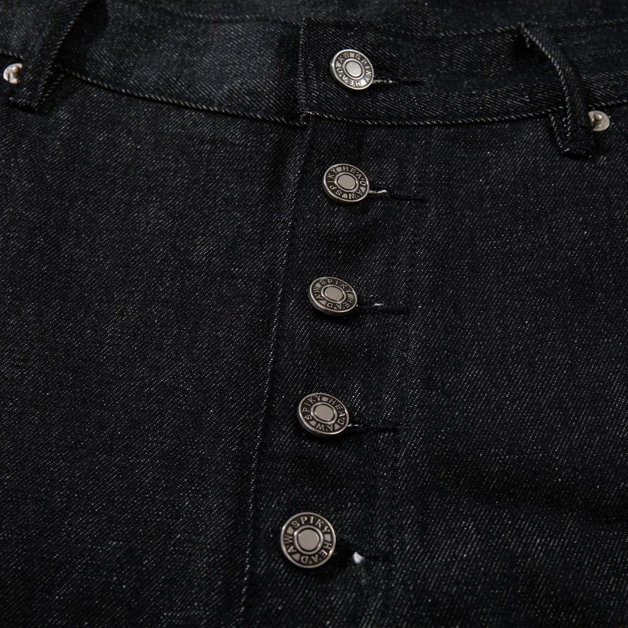 Casual High-Quality Washed Black Denim Long Pants