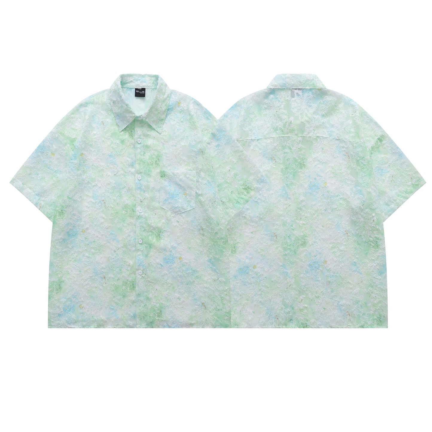 Jacquard Short Sleeve Shirt