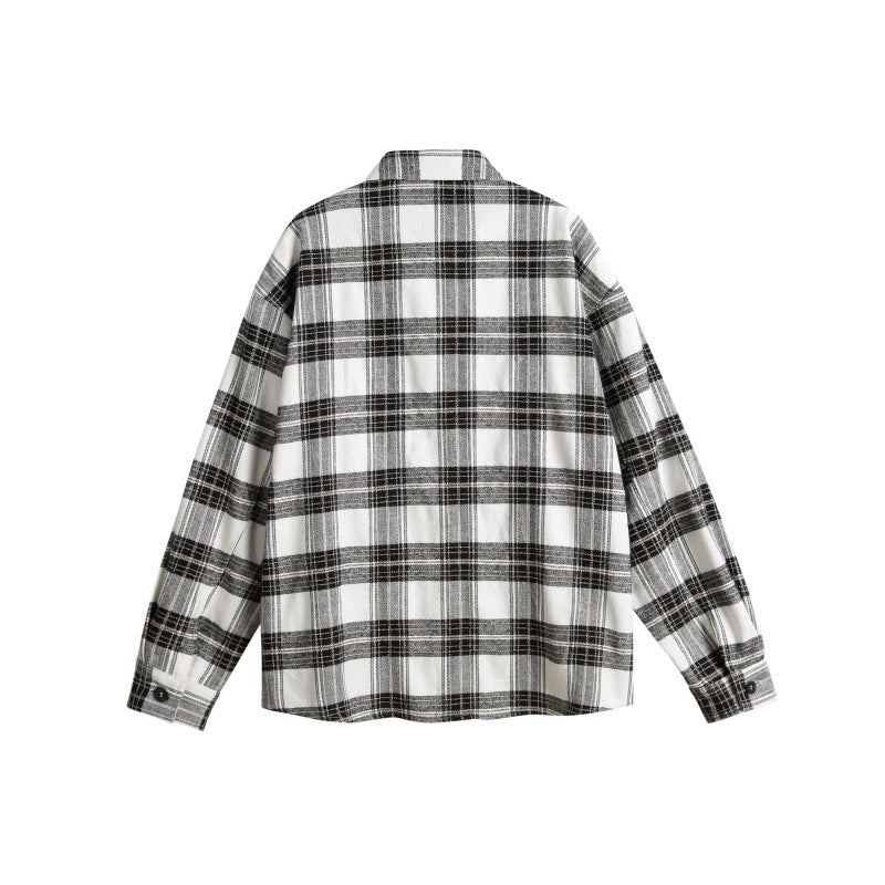 Checkered Long Sleeved Shirt for Men and Women
