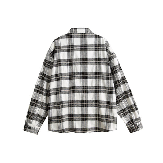 Checkered Long Sleeved Shirt for Men and Women