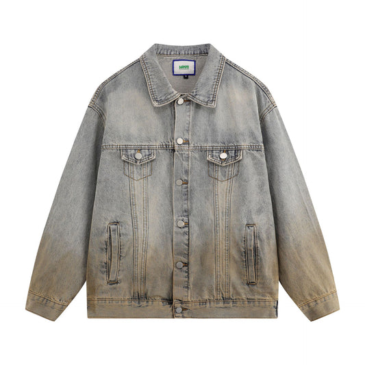 Street Style High-Street Unique Design Denim Jacket