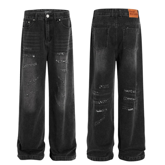 Simple Denim Long Pants