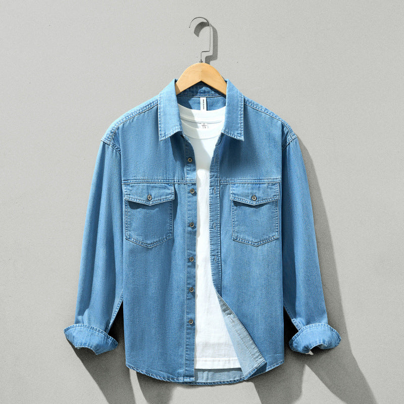 Men's Thickened Denim Shirt