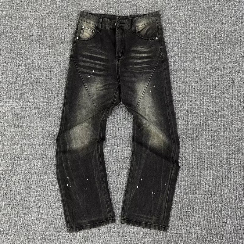 Splash Ink Jeans Men's Loose Straight Leg Pants