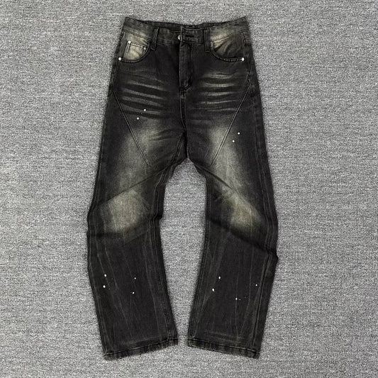 Splash Ink Jeans Men's Loose Straight Leg Pants