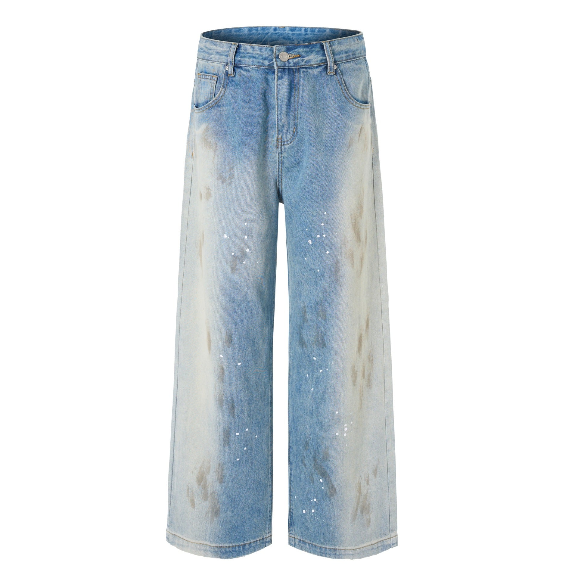Premium Washed Gradient Denim Pants with Superior Craftsmanship
