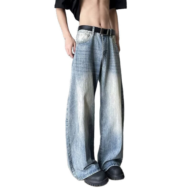 Premium Japanese Denim Straight Leg Floor Length Pants