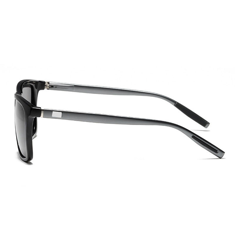 Polarized Sunglasses - Square Frame Aluminum Magnesium UV400 Protection