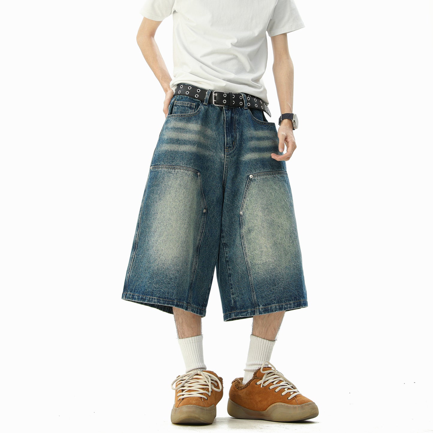 Premium Large Denim Shorts