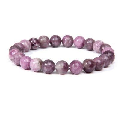 Natural Crystal Bracelet, Natural Garnet and Amethyst Multi-Style Bracelet