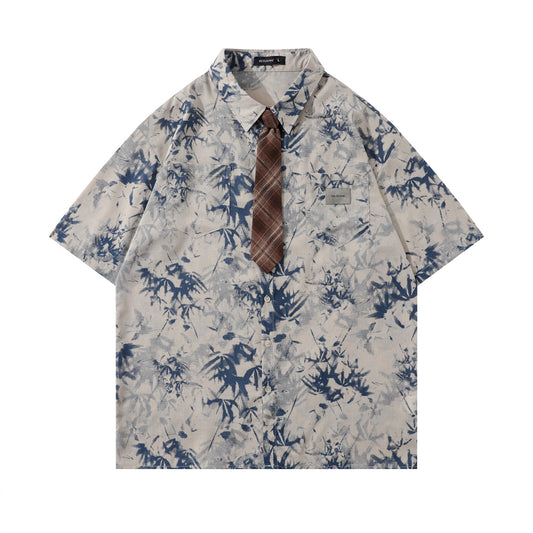 Retro Tie-Dye Shirt for Men and Women