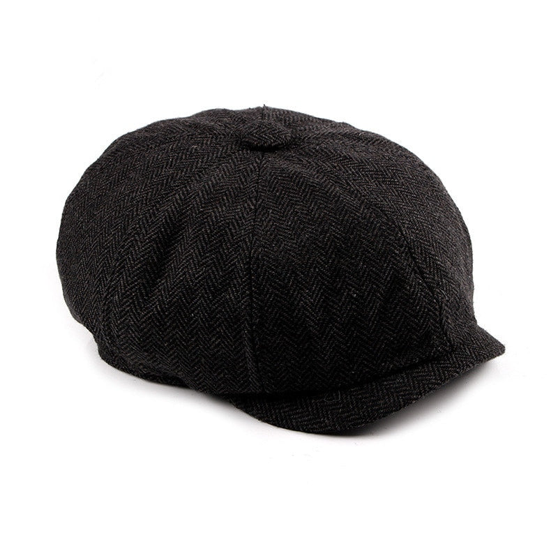 Tweed Newsboy Cap