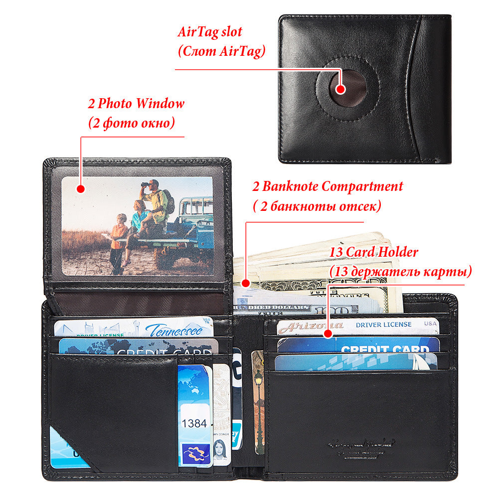 AirTag Anti-Theft Device RFID - Anti-Magnetic Wallet