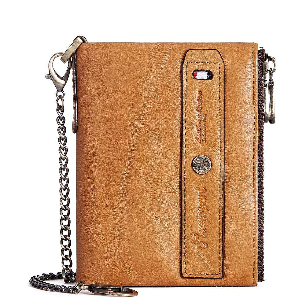 Genuine Leather Men's Wallet - Cowhide