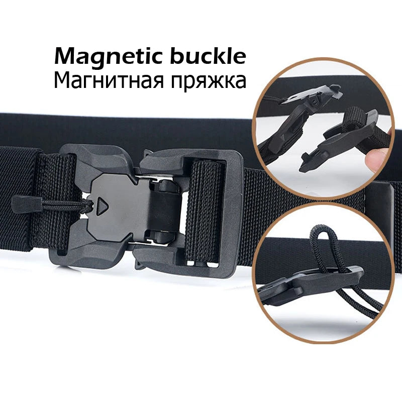 Genuine Tactical Belt - Quick Release Magnetic Buckle