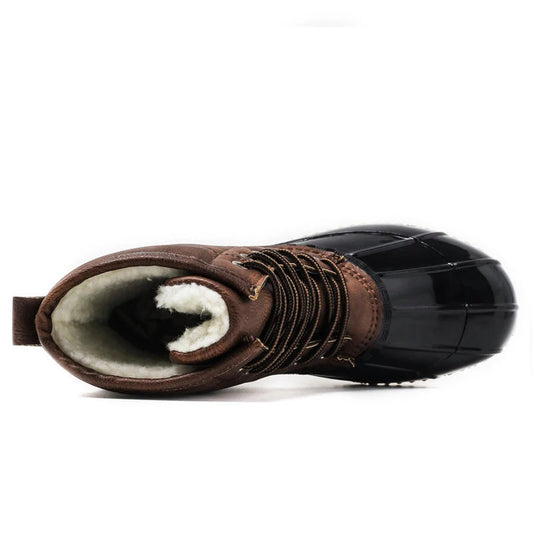 Plush Warm Waterproof Duck Boots — Unisex Winter Snow Boots