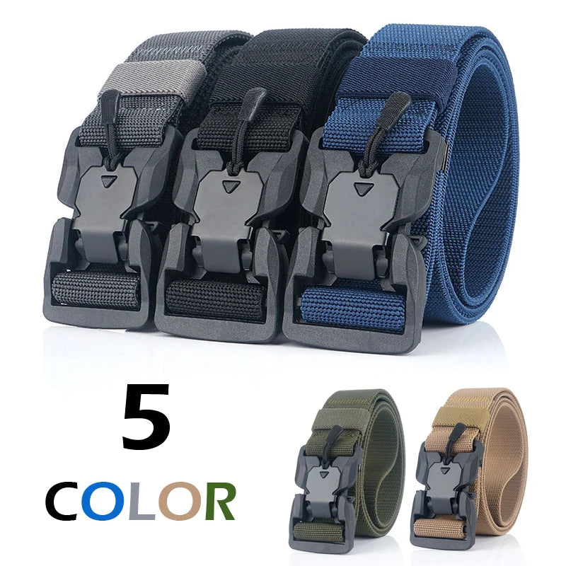 Genuine Tactical Belt - Quick Release Magnetic Buckle