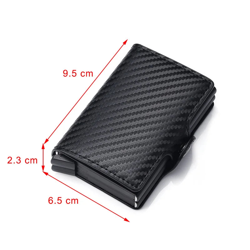 Carbon Fiber Leather Men's Wallet