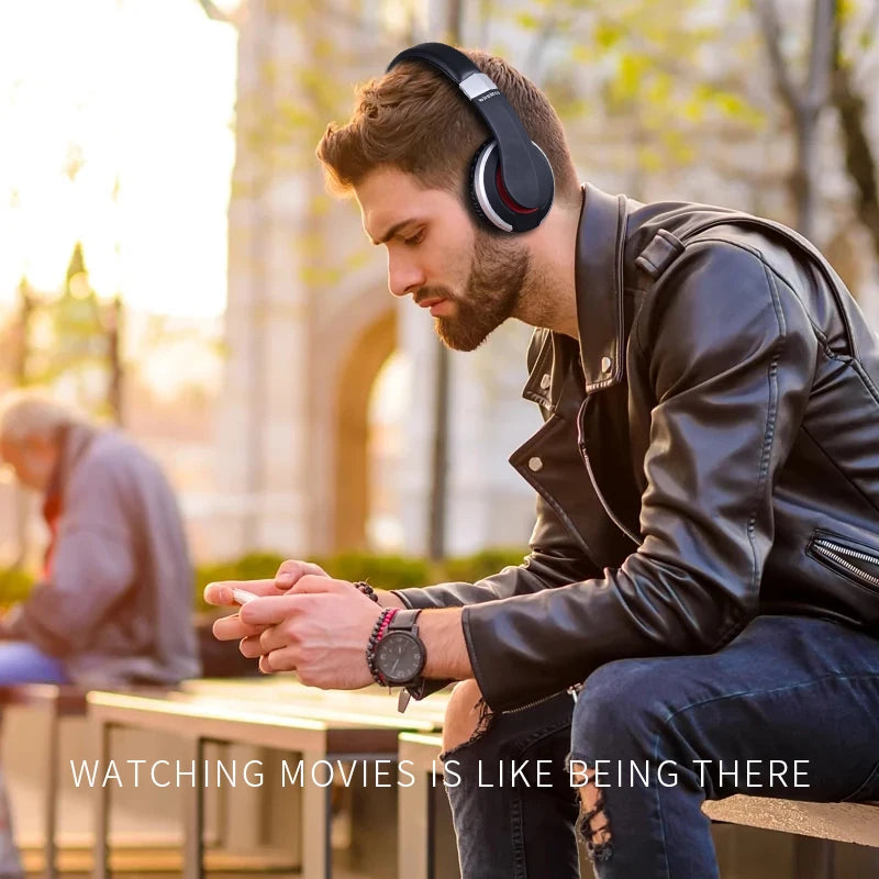 Wireless Bluetooth Foldable Headphones With Microphone And TF Card