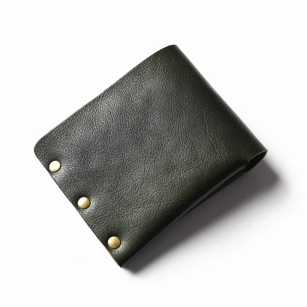 Italian Leather Rivet Wallet