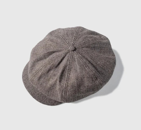 Non Stock Hickory Stripes Newsboy Cap - Vintage