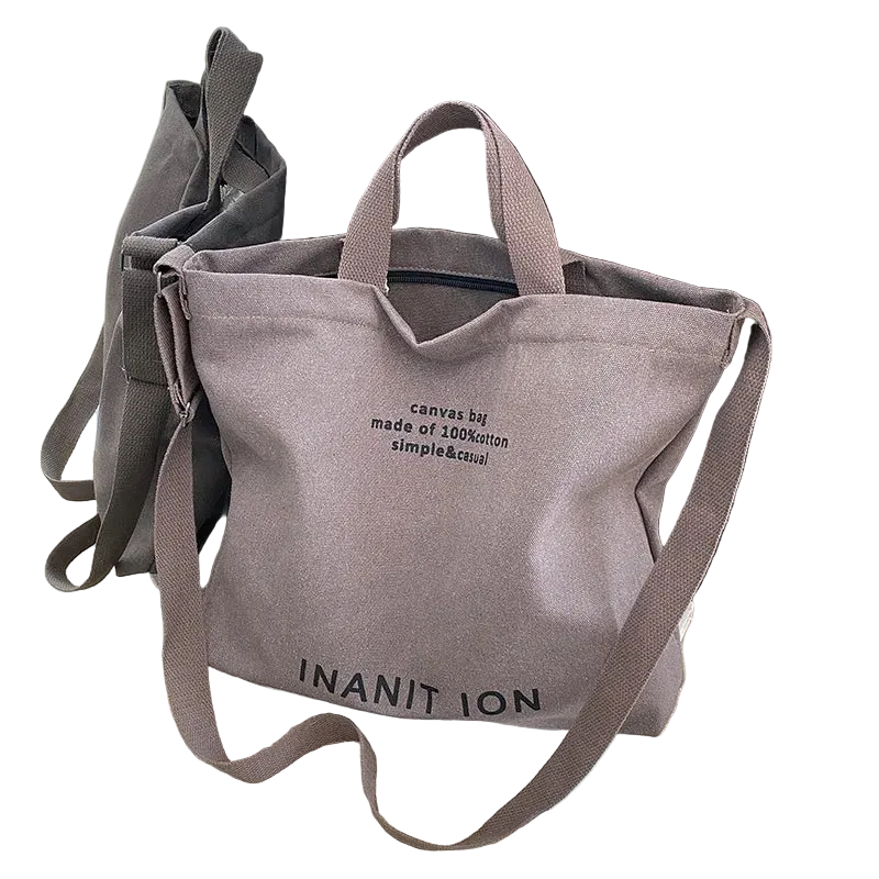 Unisex Japanese Canvas Thick Handbag Satchel