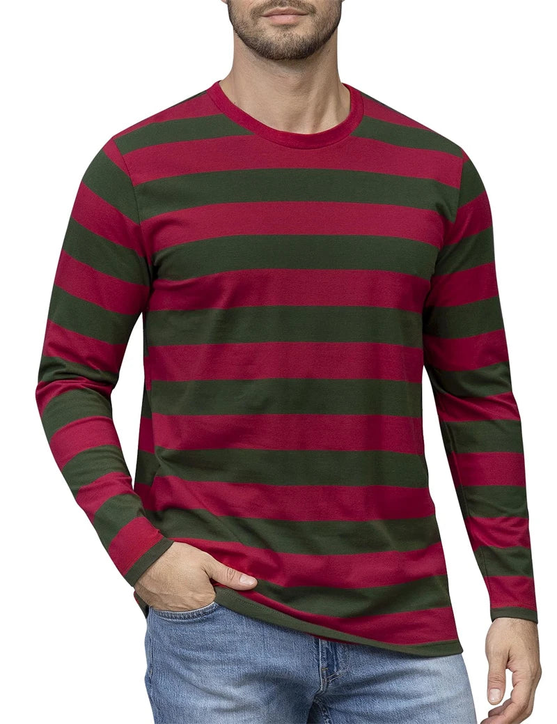 Men's Bold Striped Long Sleeve T-Shirts