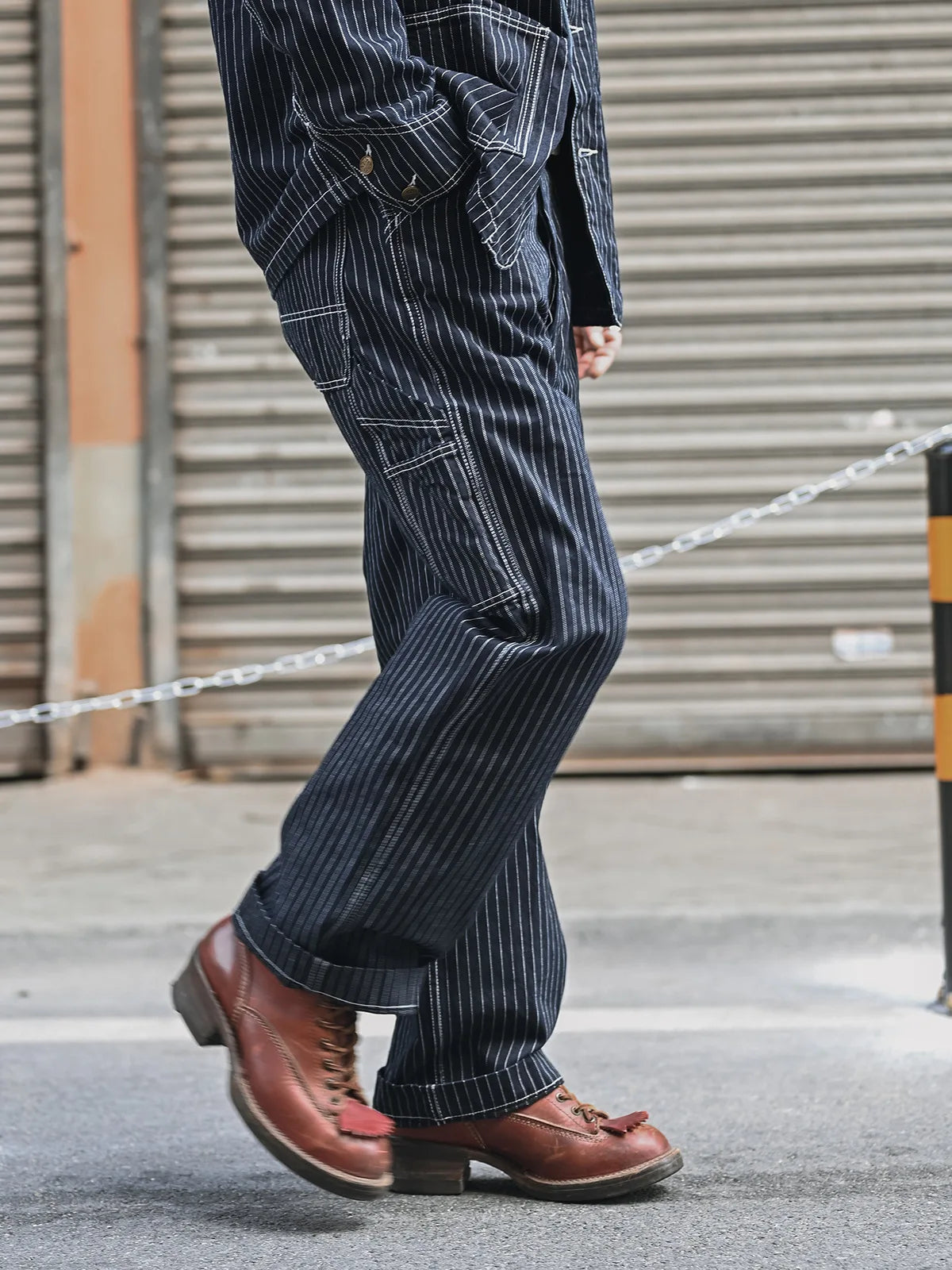 Wabash Workwear Denim American Retro Blue Jeans for Men