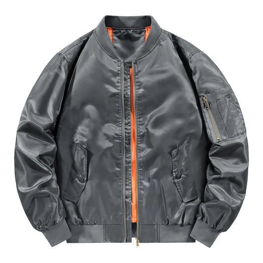 Men's Lightweight Military Style Bomber Jacket