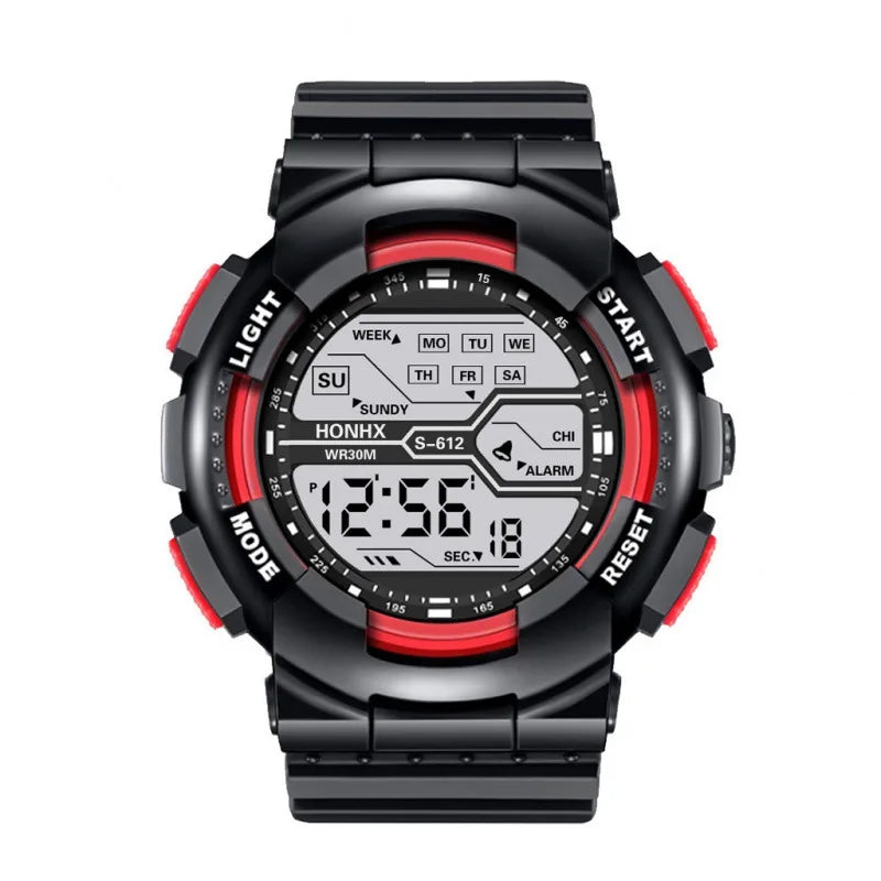 Men's Sport Watch - Multifunction Large LED Screen Electronic & Waterproof