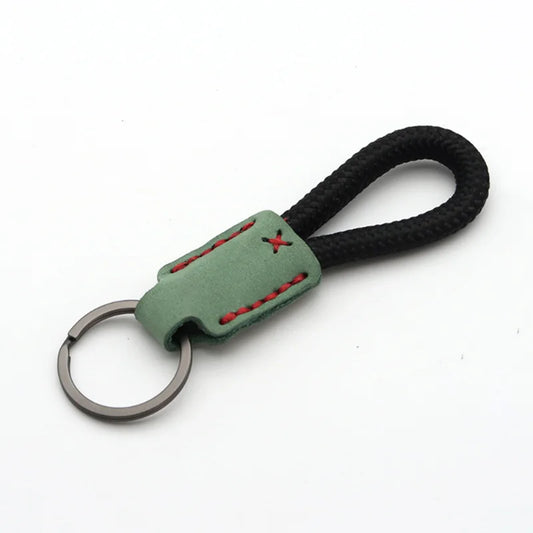 Vintage Cow Leather Keychain