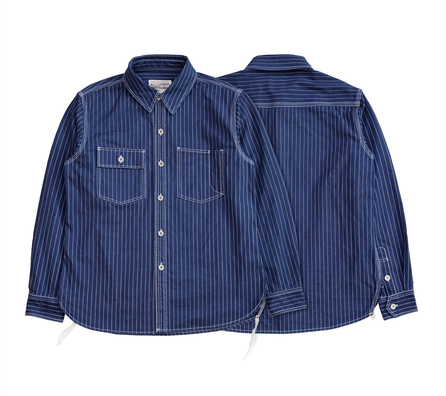 12oz Wabash Striped Work Shirt - Vintage Americana