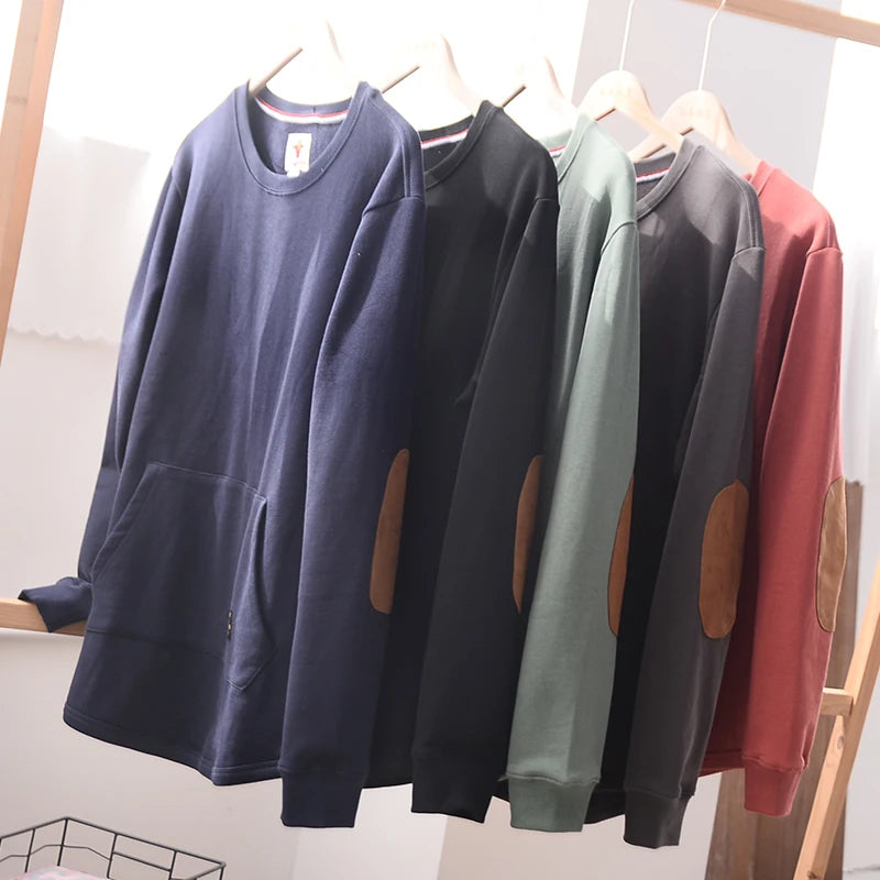 Basic Solid Color Washed Sweatshirts