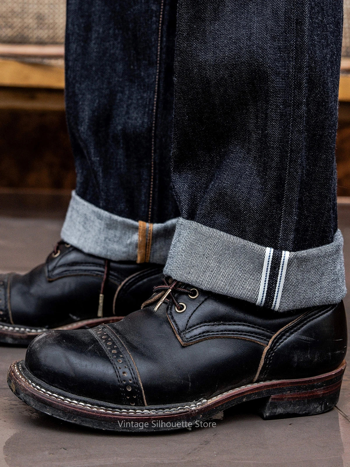 11.5oz Raw Selvedge Denim Jeans - Relaxed Straight Fit