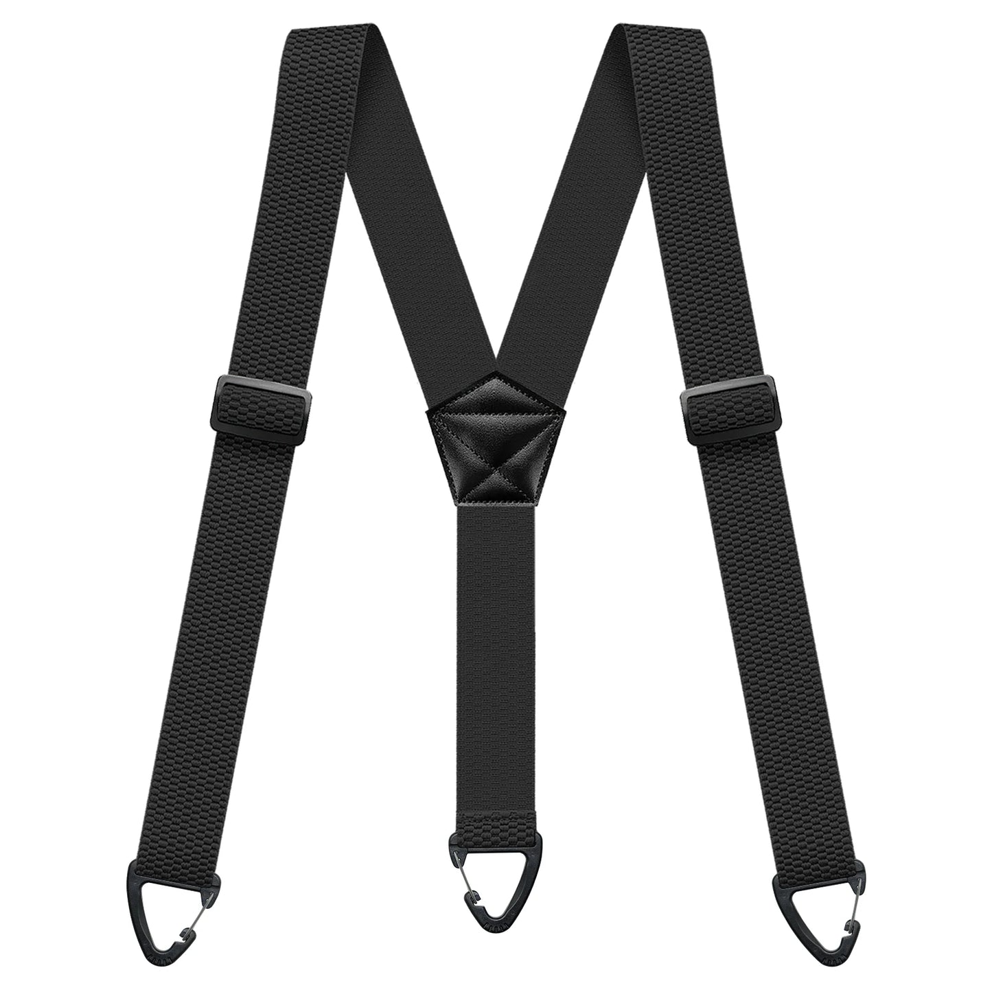 Hidden Suspenders for Men Heavy Duty Work Under Y Back Suspender Clothes 1.5 Inches with 3 Snap Loop