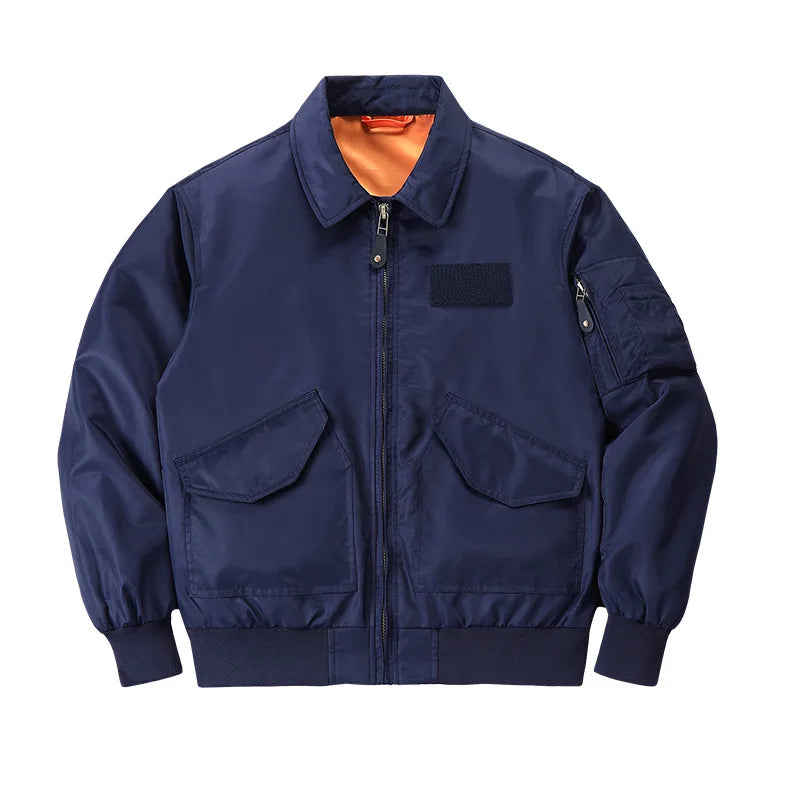 Lightweight Retro American Pilot Bomber Jacket