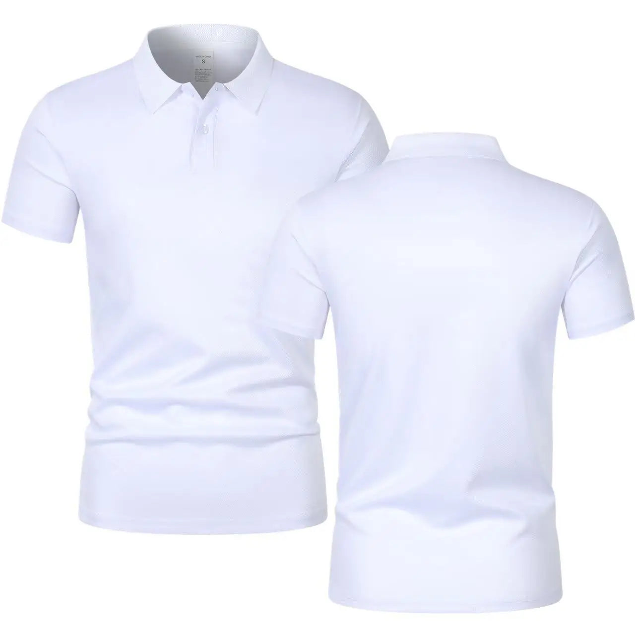 Solid Color Ultra-Light Breathable Polo Shirt for Men