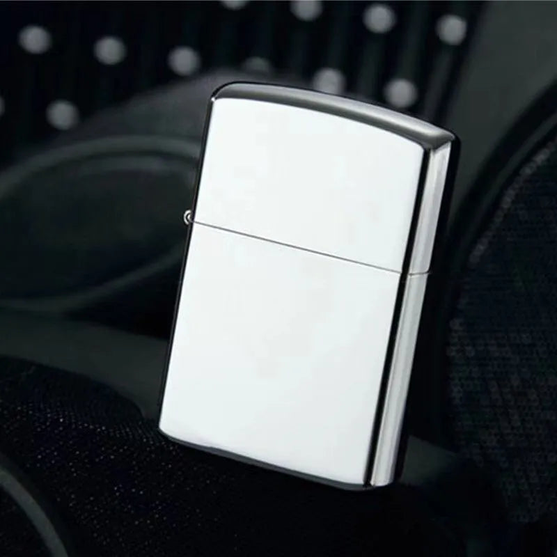 Brass Windproof Kerosene Lighter — Ultra-Thin