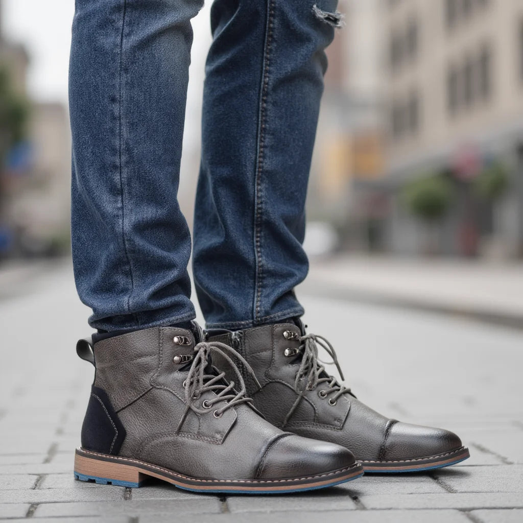 Men's Ankle Boots - Men's Leather Boots