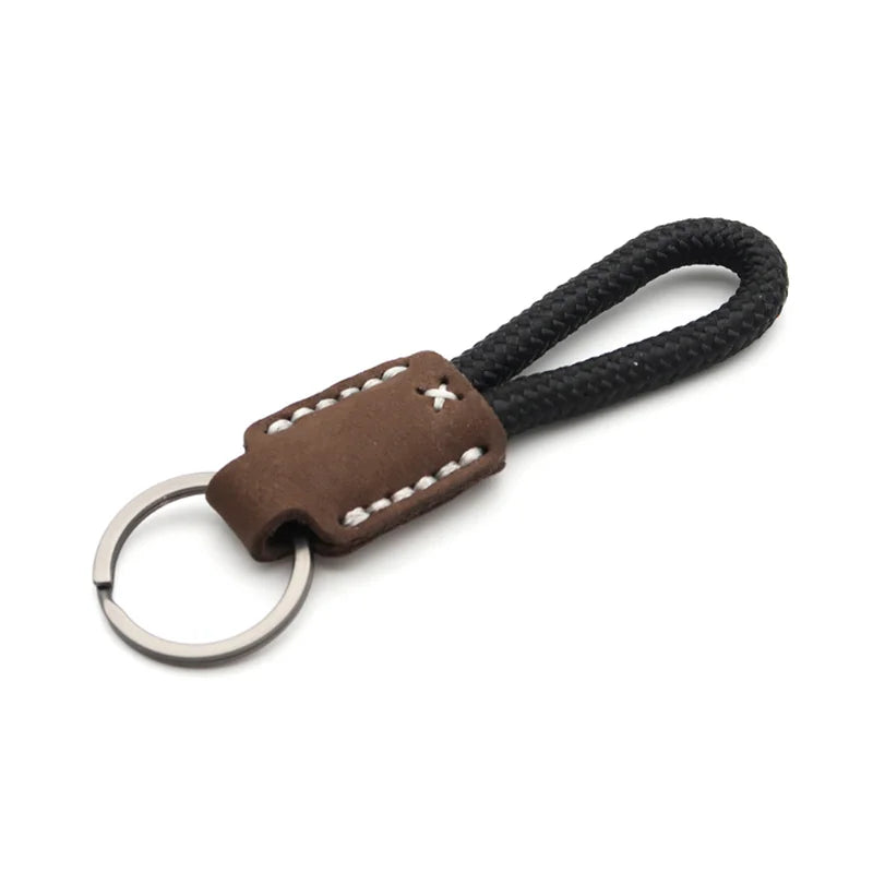 Vintage Cow Leather Keychain