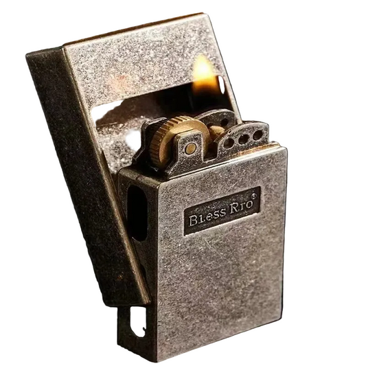 Retro Pull Style Open Flame Lighter