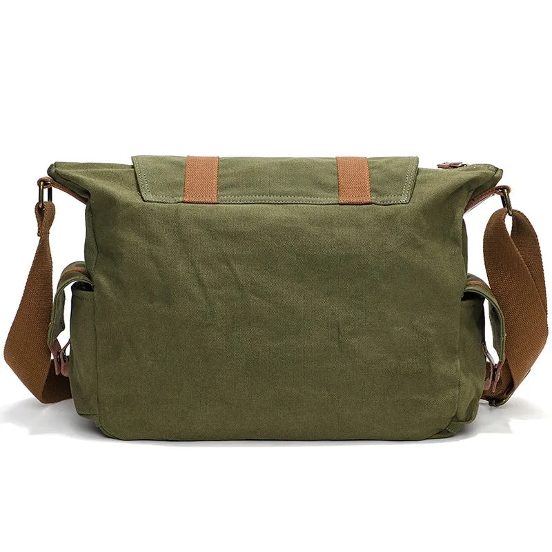 Retro Waterproof Canvas SLR Camera Satchel