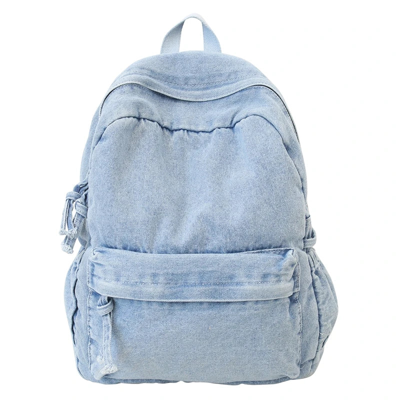 High Quality Large Capacity Denim Backpack