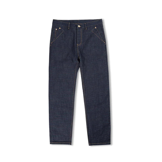 13.5oz Heavyweight Selvedge Raw Denim Jeans - Cotton Straight Leg