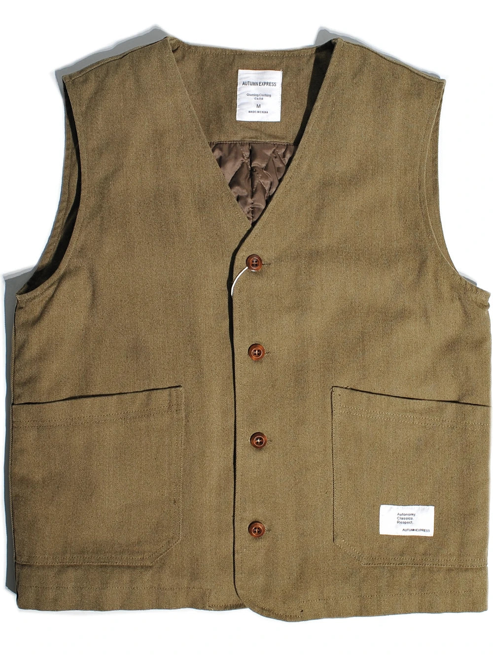 Heavyweight Canvas Denim Vest For Men