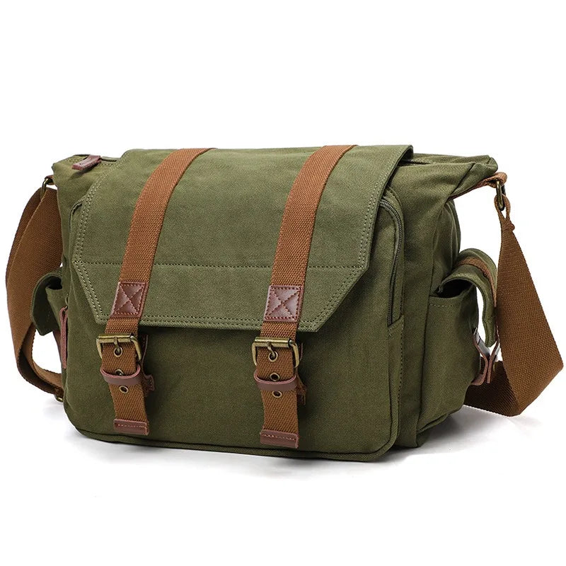 Retro Waterproof Canvas SLR Camera Satchel