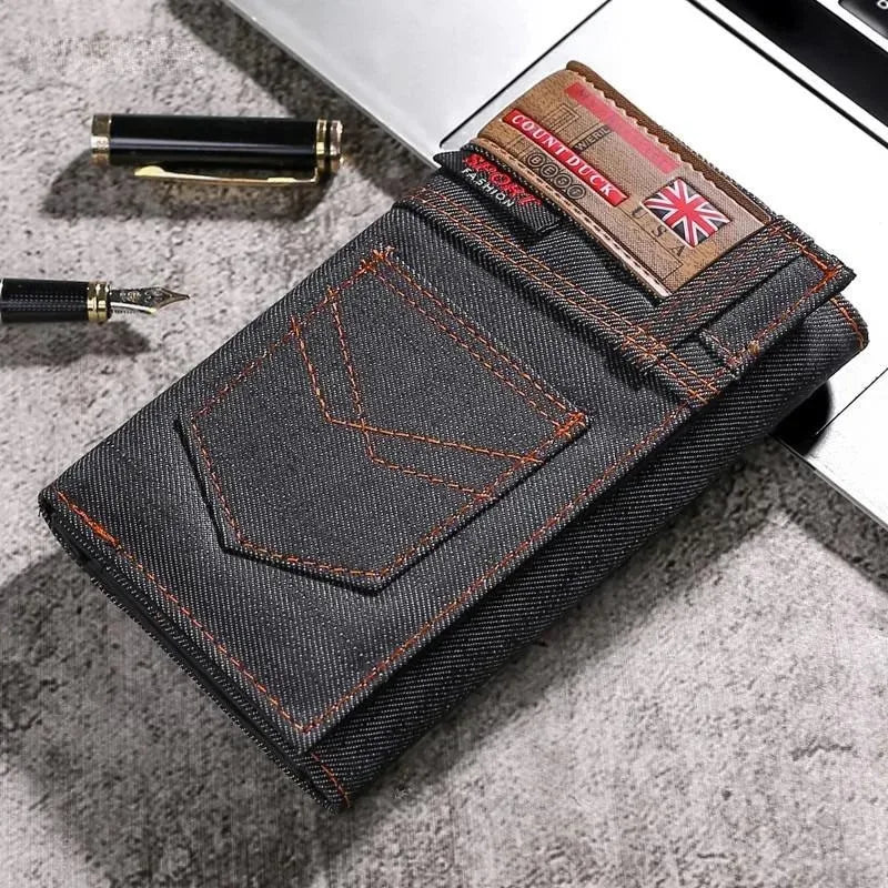 Vintage Men's Denim Wallet