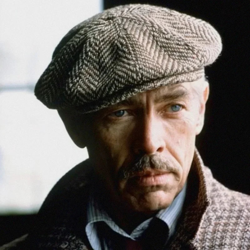 Non Stock Hickory Stripes Newsboy Cap - Vintage