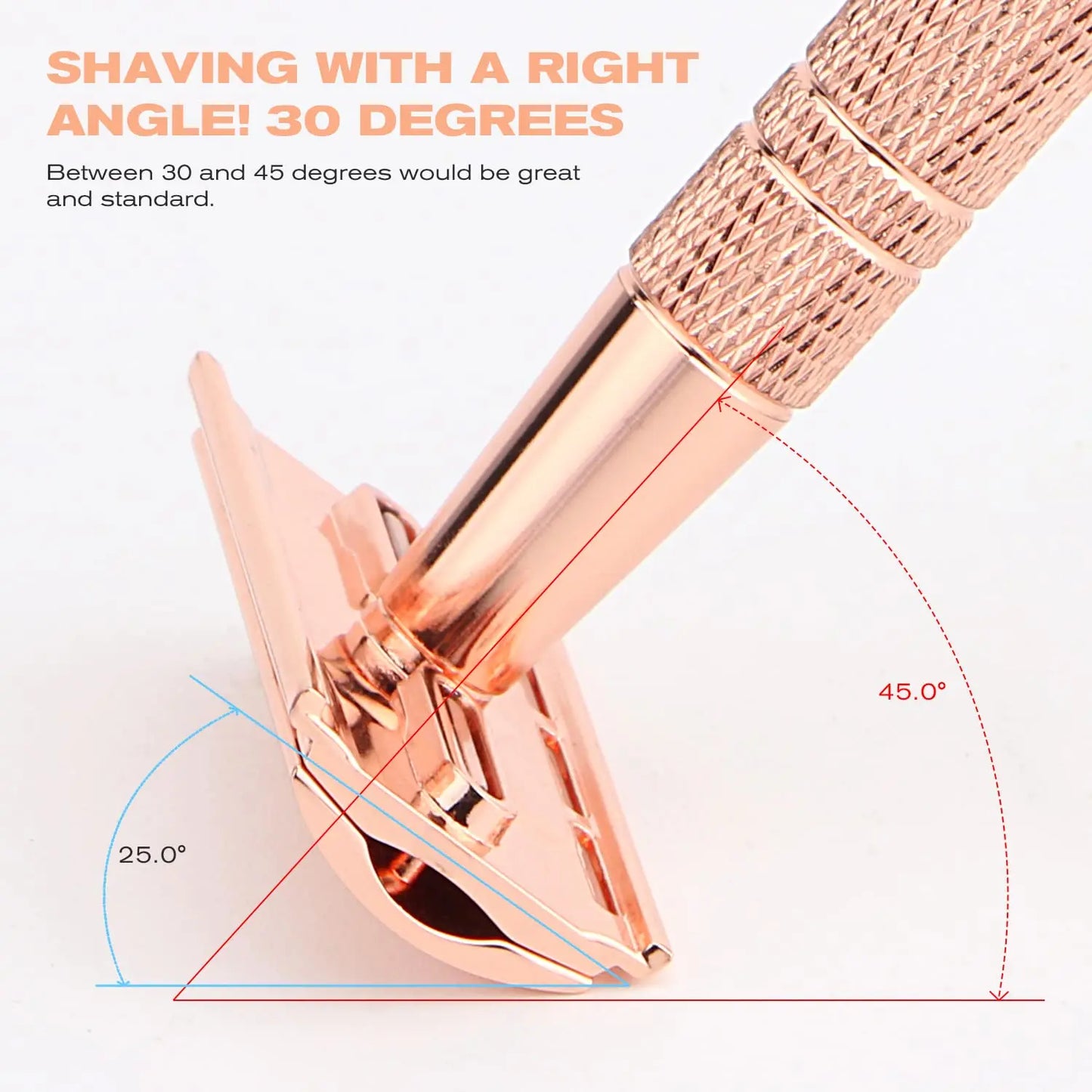 Reusable Double Edge Safety Razor 10 Blades for Men Metal DE Razor