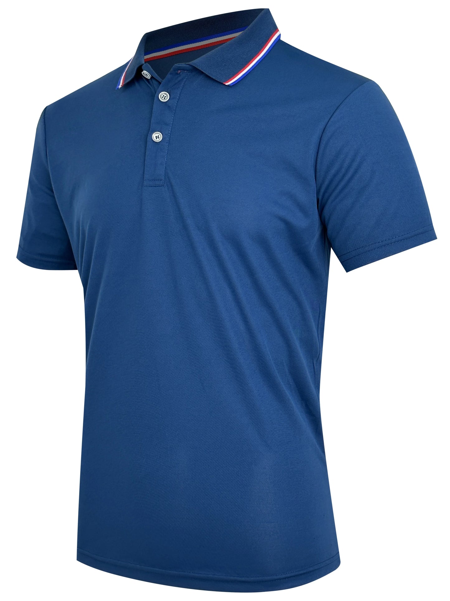 Casual Breathable Polo Shirt - Solid Color